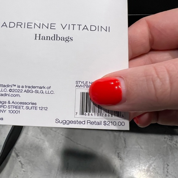 NWT Adrienne Vittadini Oxford Bow Bag - Picture 3 of 7